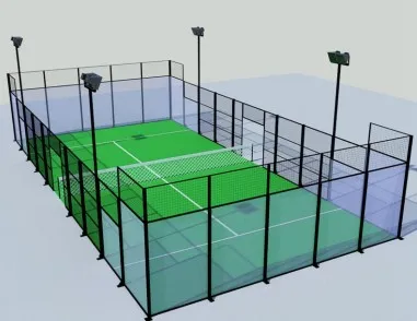 Стандартне рішення із загартованого скла Padel Court